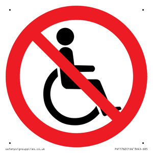 P914 Prohibition: No disabled access